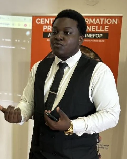 Benoît EFOUDOU, social media manager des Ateliers Pratiques